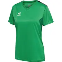 Hummel Funktionsbluse 'Authentic' grøn / sort / hvid