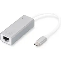 Digitus DN-3024 - Netværksadapter - USB-C - Gigabit Ethernet x 1 - aluminium