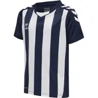 Hummel Spilletrøje Core Striped - Navy/Hvid Børn, størrelse 176 cm