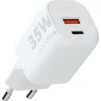 Xtorm XEC035 - Strømforsyning - GaN2 Ultra - 35 Watt - PD, Quick Charge 3.0 - 2 udgangsporte (USB, 24 pin USB-C)