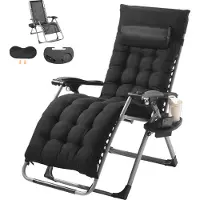 Vevor Zero Gravity stol 26" Zero Gravity hvilestol indendørs og udendørs