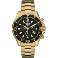 Swiss Alpine Military Herreur 7040.9117 Alpine by Grovana Sort/Gul