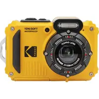 Kodak Pixpro WPZ2 digitalkamera, vandtæt op til 15 m, stødsikkert, gul