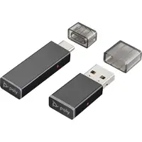 HP Poly Savi D400 - DECT-adapter for headset - UC, Microsoft Teams certified, DECT 1880-1900 MHz - Certified for Microsoft Teams