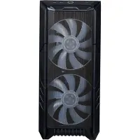 Cooler Master HAF 500 - Tower - udvidet ATX - sidepanel med vindue (hærdet glas) - ingen strømforsyning - sort - USB/Lyd