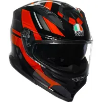 AGV K7 Taurax Integralhjelm Sort/Rød S