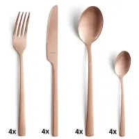 Amefa Manille Vintage bestiksæt 16 dele Kobber