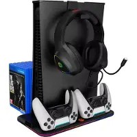 Canyon Gaming CS-PS - Kølestander for spilkonsol - multifunctional - sort
