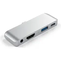 Satechi Aluminum Type-C Mobile Pro Hub Adapter - Dockingstation - USB-C - HDMI