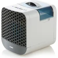 Domo DO154A, Bærbar fordamperluftkøler, Grå, Hvid, Knapper, 0,75 L, 44 dB, 160 mm