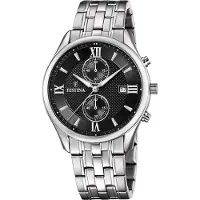 Festina Herreur F6854-8 Timeless Sort/Stål Ø42 mm