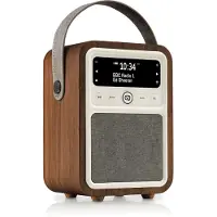 VQ ViewQuest Monty - DAB bærbar radio - 10 Watt - valnød