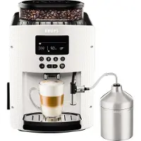 Krups EA 8161, Espressomaskine, 1,8 L, Kaffebønner, Malet kaffe, Indbygget kværn, 1450 W, Hvid