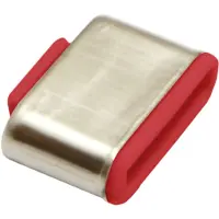 Roline 11.02.8334, Nøgle til portblokering, USB Type-C, Grå, 10 stk