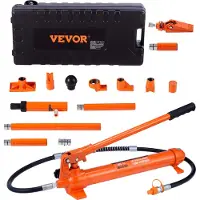 Vevor 12 tons hydraulisk donkraft luftpumpe Lift Ram Body Frame Porta Power Repair Kit