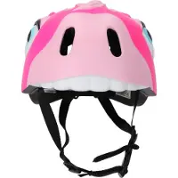 Crazy Safety Cykelhjelm m. Lys - Horse - Pink - - 49-55 cm - Cykelhjelm