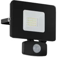 Eglo FAEDO 3 udendørs projektør med sensor, LED 21W, 5000K, sort