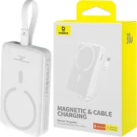 Baseus Magnetic Mini 10000mAh 20W MagSafe (White) - 10000 mAh