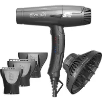 Parlux Elysium Dryer + Magicsense Nr Titanium Gray 4 Un