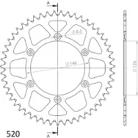 Supersprox Aluminium 49d Ral808x49org Bagtandhjul