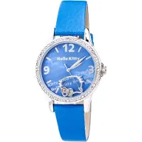 Hello Kitty HK7126LS-03 ur. Quartz, blåt. Dameur.