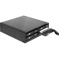 DeLOCK 5.25 Mobile Rack for 4 x 2.5 SATA HDD / SSD - Hus til lagringsenhed - 2.5