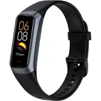 INF Smartwatch med puls- og blodtryksmåler Black