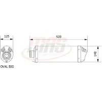 MIVV Oval Triumph Tiger 800 Xc/xr/xrt/xca 2011-16 T.011.lnc Homologeret Slip On Lyddæmper