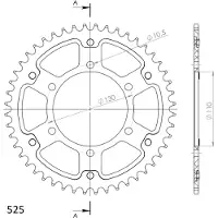 Supersprox Stealth 45d Rst480x45blu Bagtandhjul