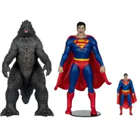 Mcfarlane Toys Justice League Superman Godzilla Dc Vs Monsterverse Dc Multiverse Figur 2-pak 30 Cm