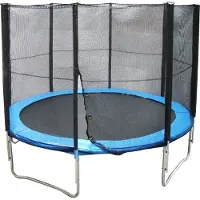 Kubisport Havetrampolin 305 cm med udvendigt sikkerhedsnet, op til 150 kg, TÜV-godkendt
