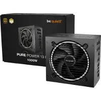 be quiet! Pure Power 13 M - Strømforsyning (intern) - ATX12V 3.1/ EPS12V 2.92 - 80 PLUS Gold - Cybenetics Gold - AC 100-240 V - 1000 Watt - aktiv PFC - sort