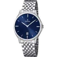 Festina Herreur F16744-3 Dress Blå/Stål Ø39 mm