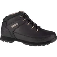 Timberland Timberlandtil mænd. TB0A2DUH0011 Euro Sprint læderstøvler sort (44.5), Fast, Blonder, Casual, Sport, Udendørs