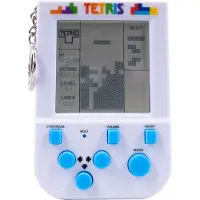Fizz Creations Tetris Mini Retro Håndholdt Videospil Nøglering