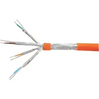 Equip Cat 7 S/ftp Halogenfri Spiralledning 200 M