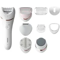 Philips Series 8000 Epilator for Legs, Body, and Feet Wet and Dry Model BRE740/10
