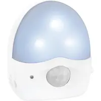 Pentatech AN03 33324 LED-natlampe med bevægelsessensor LED (RGB) hvid Hvid
