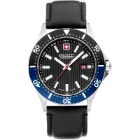 Swiss Military Hanowa Herreur SMWGB2100606 Flagship X Sort/Læder