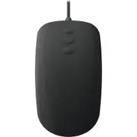 Cherry Active Key Medical QuickClean AK-PMH3 - Standard Sized - mus - ergonomisk - medicinsk, hygiejnisk design - højre- og venstrehåndet - optisk - 5 knapper - kablet - USB - sort