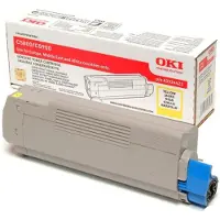 OKI Tonerkassette gul 5.000 sider