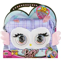 Purse Pets Taske m. Blinkede Øjne - Ugle - - OneSize - Skuldertaske