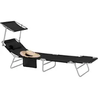 SoBuy Liggestol OGS48-SCH – 3-benet, justerbar