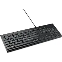 Kensington KB100 EQ tastatur i fuld størrelse med ledning - Tastatur - Nordisk - Sort