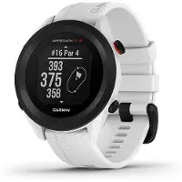 Garmin Approach S12 - Hvid - sportsur med rem - silikone - håndledsstørrelse: 125-202 mm - monokrom - 125 MB - Bluetooth - 34.1 g