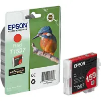 Epson T1597 - 17 ml - rød - original - blister - blækpatron - for Stylus Photo R2000