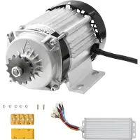 Vevor 750W elektrisk børsteløs DC-motorsæt - 48V 2700 o/min motor med opgraderet hastighedsregulator til gokarts, elcykel, motorcykel, scooter