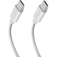 SBS TECABLETISSUETCC240G, 2 m, USB C, USB C, USB 3.2 Gen 2 (3.1 Gen 2), 10 Gbit/sek, Grå