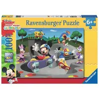 Ravensburger Mickey & Minnie: Skate Park Adventure | 100 -stycken pussel för barn | Unika välmonterade bitar | Rolig & pedagogisk leksak | FSC Ce
