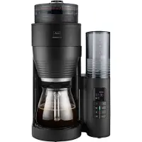 Melitta AromaFresh X, Filter kaffemaskine, 1,25 L, Kaffebønner, Indbygget kværn, 1080 W, Sort